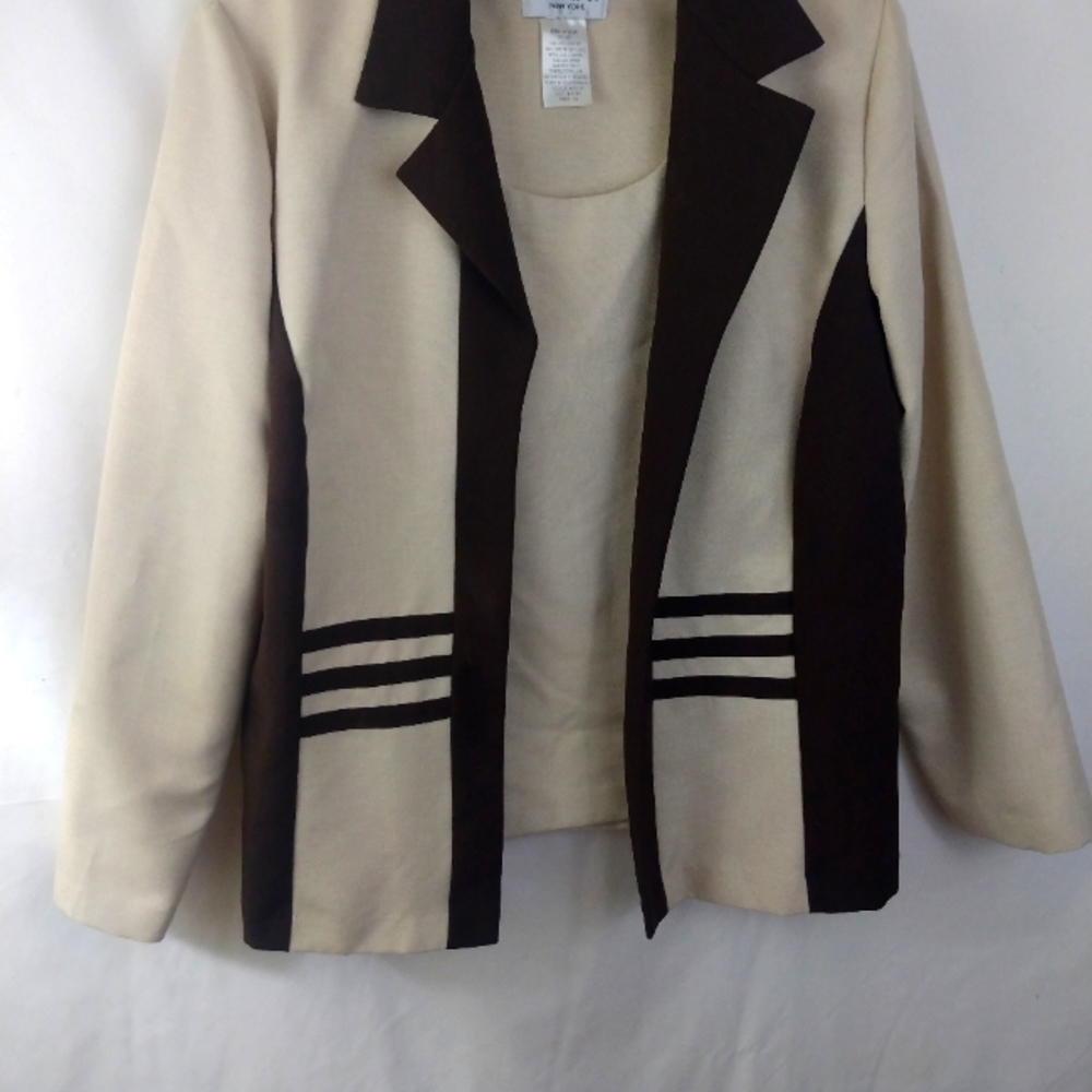 Kari New York Tan/Brown 2 Pc Jacket